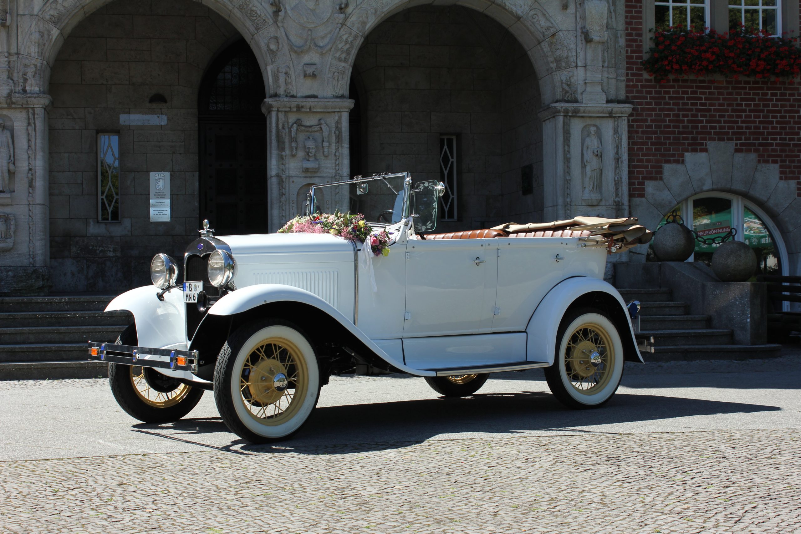 ford model a standard phaeton baujahr 1930 cabriolet weiß