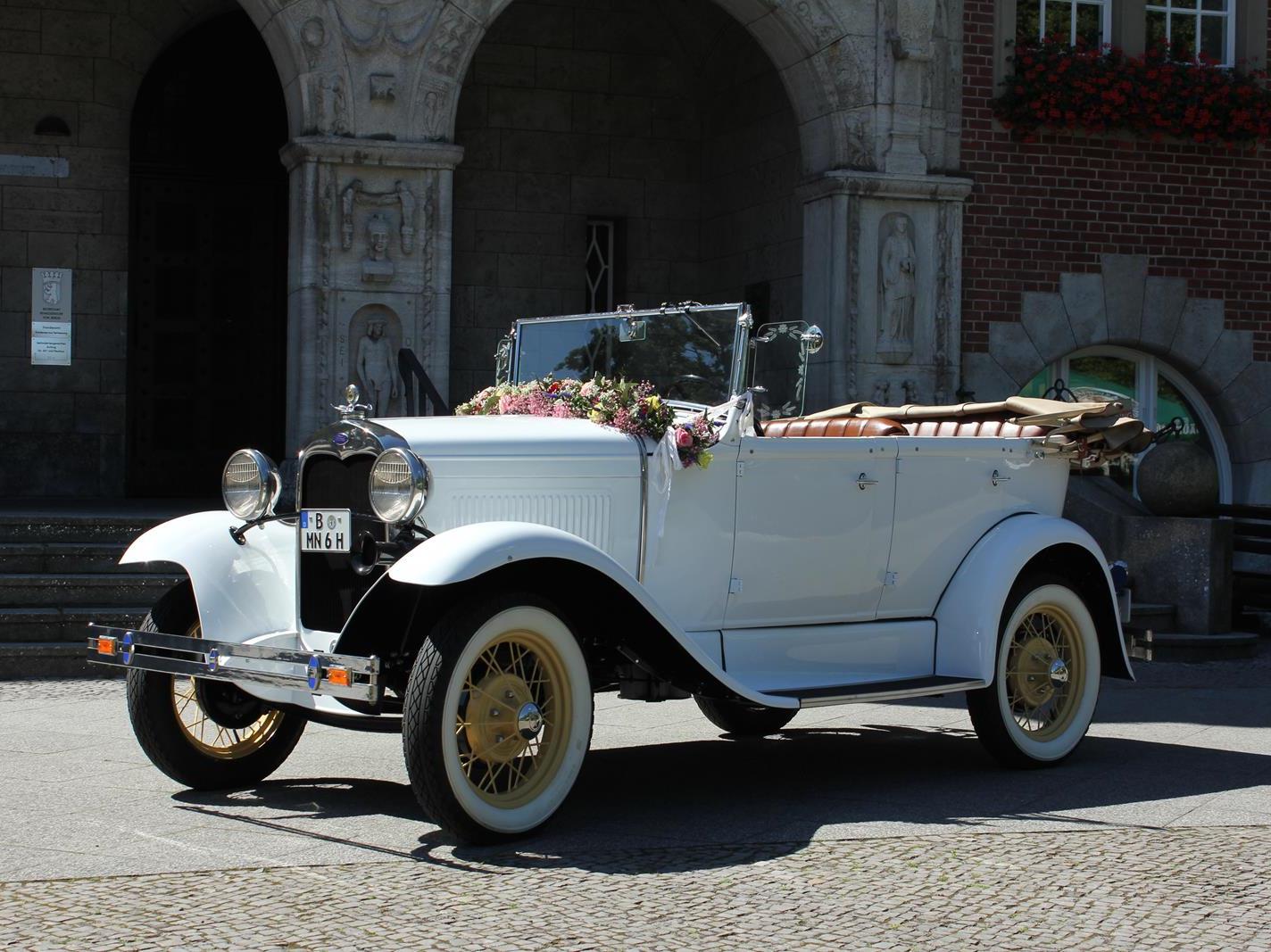 ford model a standard phaeton baujahr 1930 cabriolet weiß